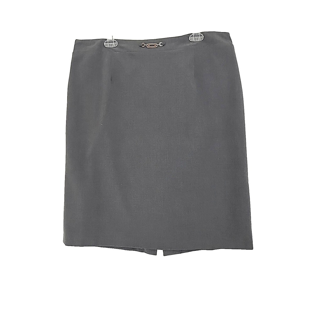 Sag Harbor Pencil Skirt Grey Sz‎ 16 Business Casual Capsule